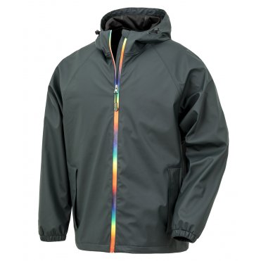 R908X Prism Pu Waterproof Jacket With Recycled Backing