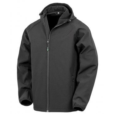 R911M Recycled 3-Layer Printable Hooded Softshell