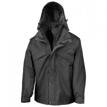 RE68A 3-In-1 Zip And Clip Jacket