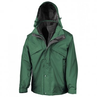 RE68A 3-In-1 Zip And Clip Jacket