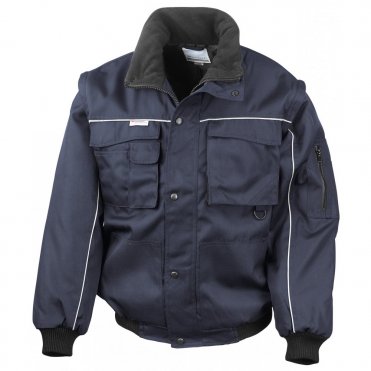 RE71A Work-Guard Zip Sleeve Heavy-Duty Pilot Jacket