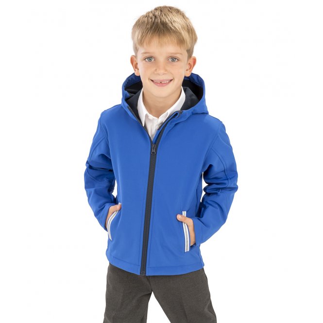 Result Core R224J Core Children's Tx Performance Hooded Softshell Jacket