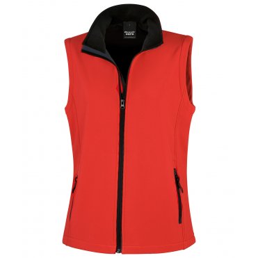 R232F Women's Printable Softshell Bodywarmer