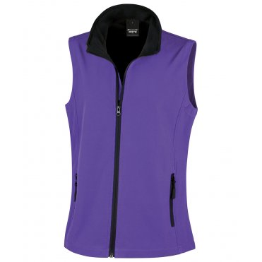 R232F Women's Printable Softshell Bodywarmer