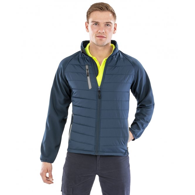 Result Genuine Recycled R237X Compass Padded Softshell Jacket