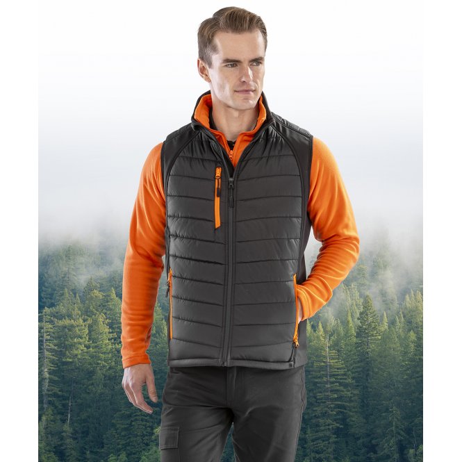 Result Genuine Recycled R238X Compass Padded Softshell Gilet