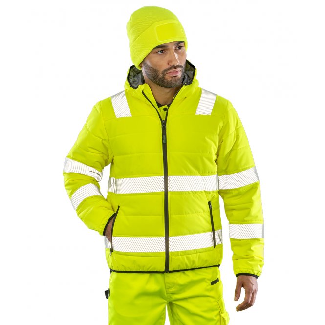 Result Genuine Recycled R500X Recycled Ripstop Padded Safety Jacket