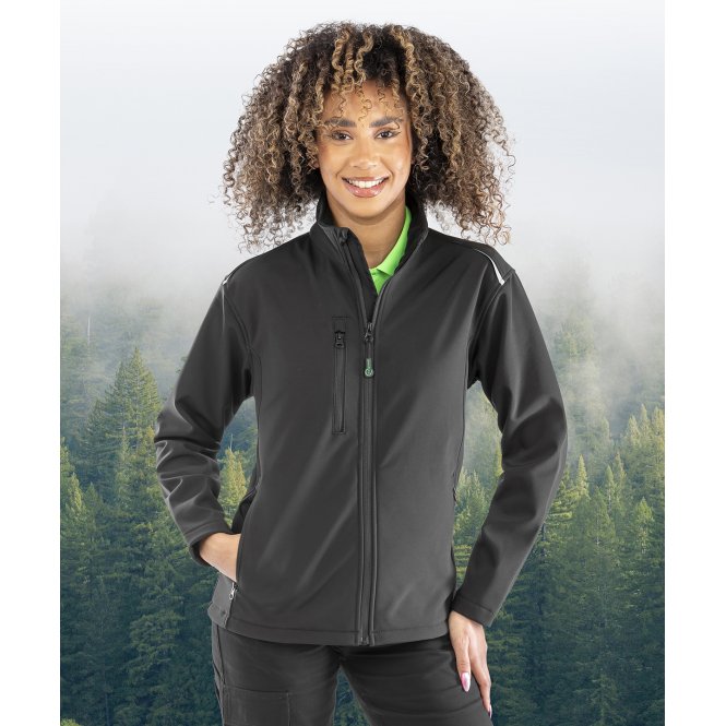 Result Genuine Recycled R900F Women's Recycled 3-Layer Printable Softshell Jacket