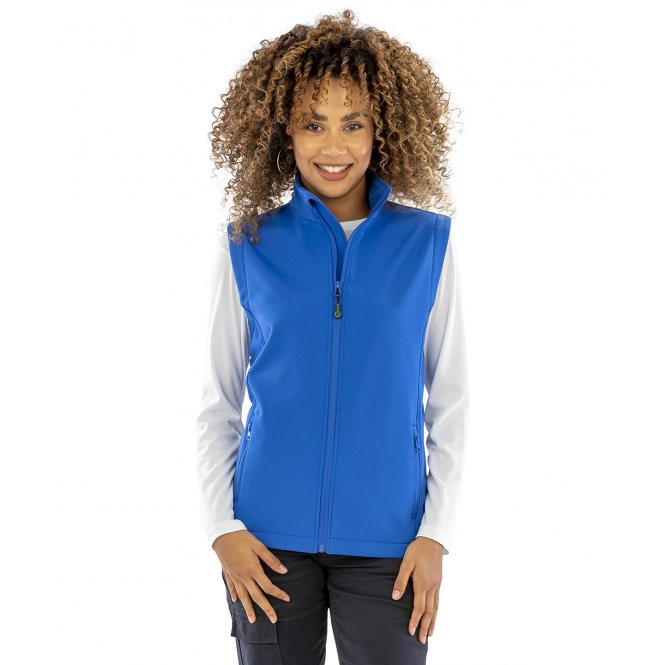 Result Genuine Recycled R902F Women's Recycled 2-Layer Printable Softshell Bodywarmer