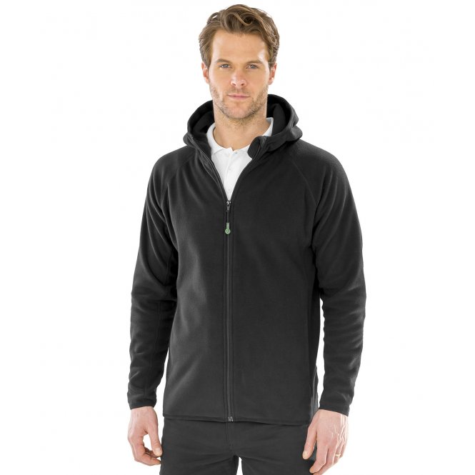 Result Genuine Recycled R906X Recycled Hooded Microfleece Jacket