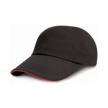 R24JP Children's Low-Profile Heavy Brushed Cotton Cap With Sandwich Peak