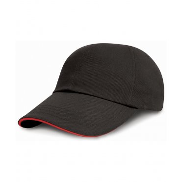RC24P Low-Profile Heavy Brushed Cotton Cap With Sandwich Peak