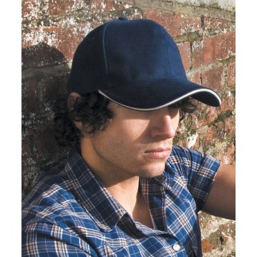 RC25P Pro-Style Heavy Cotton Cap With Sandwich Peak
