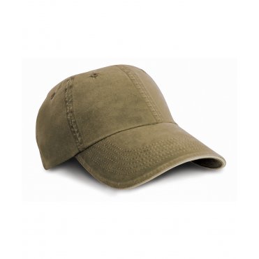 RC54X Washed Fine Line Cotton Cap With Sandwich Peak