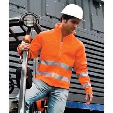 R117A Hi-Visibility Softshell Jacket