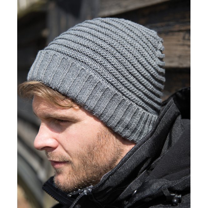 Result Winter Essentials R376X Braided Hat