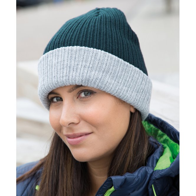 Result Winter Essentials R378X Double-Layer Knitted Hat