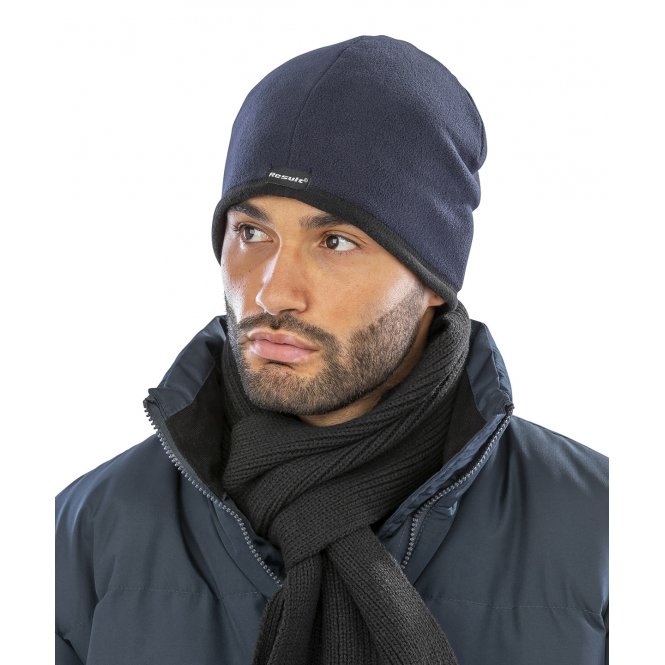 Result Winter Essentials RC142 Reversible Microfleece Bob Hat
