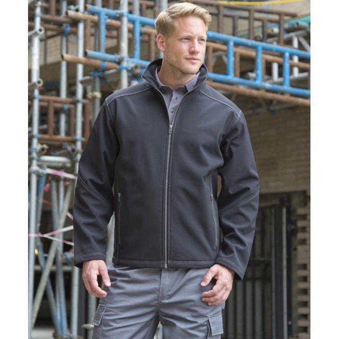 Result Workguard R455M Treble Stitch Softshell
