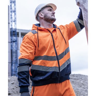 RG457 Pro Hi-Visibility Full-Zip Hoodie
