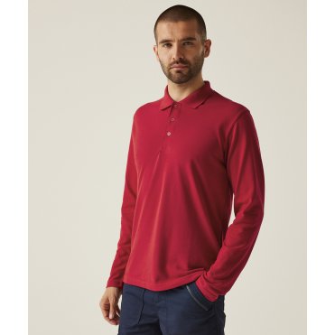 RG615 Pro 65/35 Long Sleeve Polo