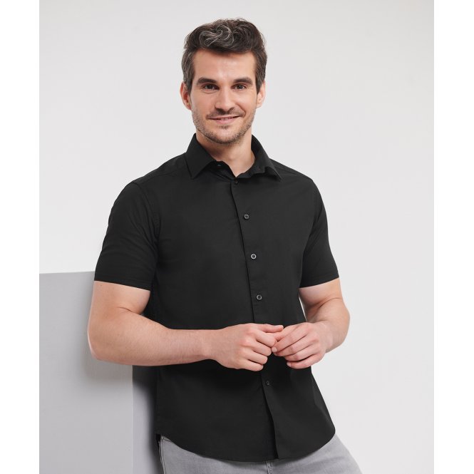 Russell Athletic Collection J947M Short Sleeve Easycare Fitted Shirt