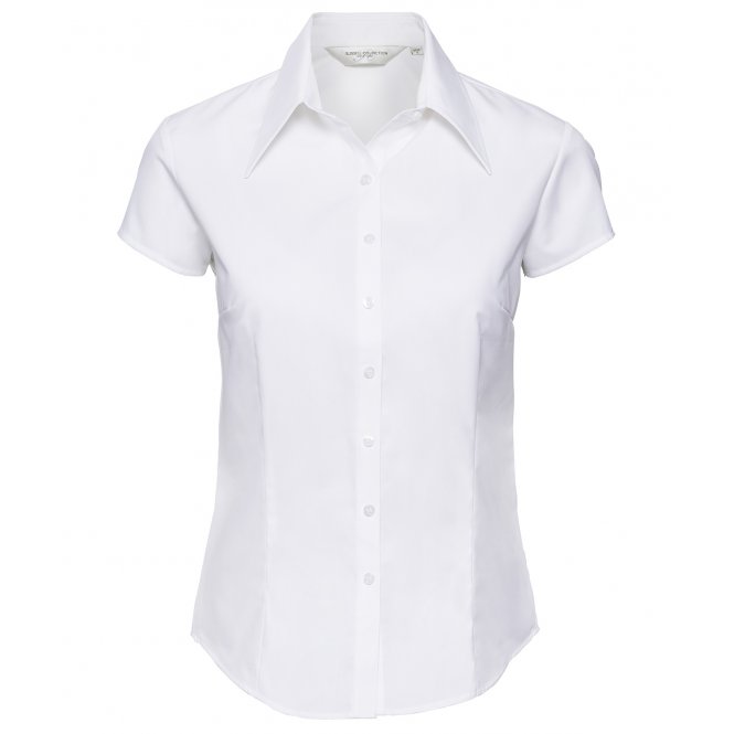 Russell Athletic Collection J955F Women's Cap Sleeve Tencel Fitted Shirt