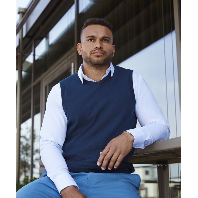 Russell Athletic Collection J962M Long Sleeve Herringbone Shirt