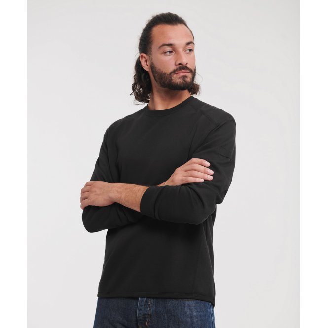 Russell Athletic J013M Heavy-Duty Crew Neck Sweatshirt