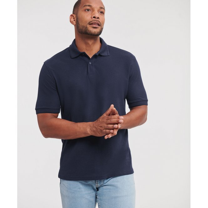Russell Athletic J599M Hard-Wearing 60°C Wash Polo