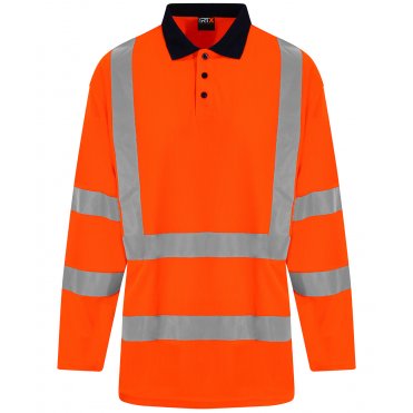 RX715 Hi-Visibility Long Sleeve Polo