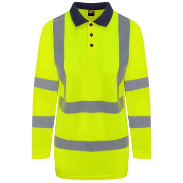 RX715 Hi-Visibility Long Sleeve Polo
