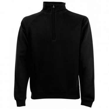 SS830 Premium 70/30 Zip-Neck Sweatshirt