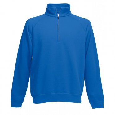 SS830 Premium 70/30 Zip-Neck Sweatshirt