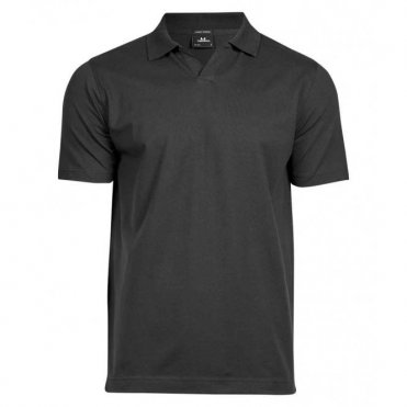 T1404 Luxury Stretch V-Neck Polo Shirt
