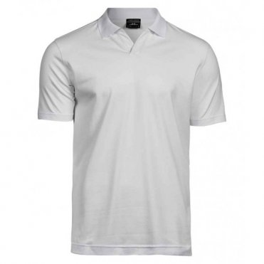 T1404 Luxury Stretch V-Neck Polo Shirt