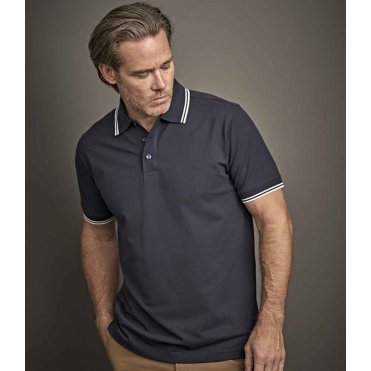 T1407 Luxury Stretch Tipped Polo Shirt
