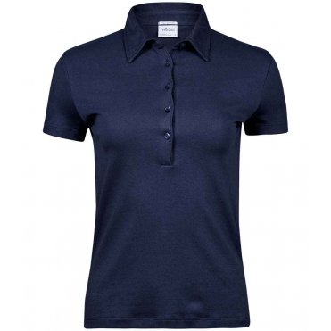 T1441 Women's Pima Cotton Interlock Polo Shirt