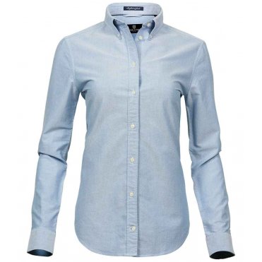 T4001 Women's Perfect Long Sleeve Oxford Shirt
