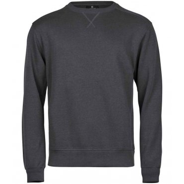 T5504 Ribbed Interlock Crew Neck Sweatshirt