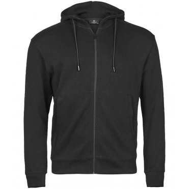 T5508 Ribbed Interlock Full-Zip Hoodie