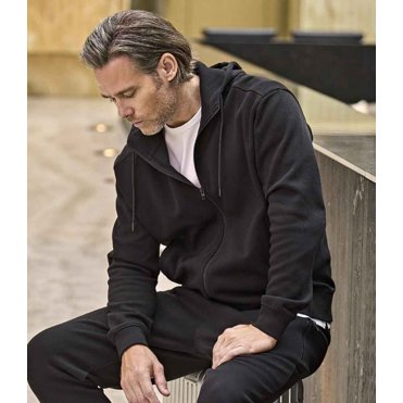 T5508 Ribbed Interlock Full-Zip Hoodie