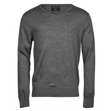 T6001 Merino Blend V-Neck Sweater
