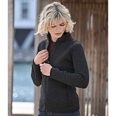T9616 Women's Knitted Outdoor Fleece Jacket