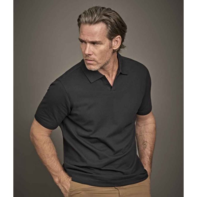 Tee Jays T1404 Luxury Stretch V-Neck Polo Shirt