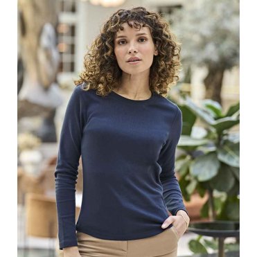 T590 Women's Long Sleeve Interlock T-Shirt