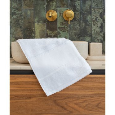 TC503 Organic Hand Towel With Printable Border