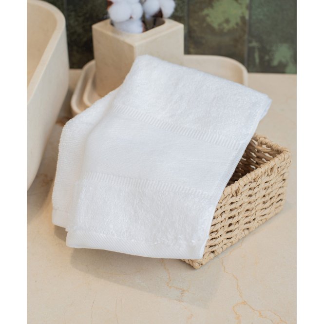 Towel City TC505 Organic Guest Towel With Printable Border