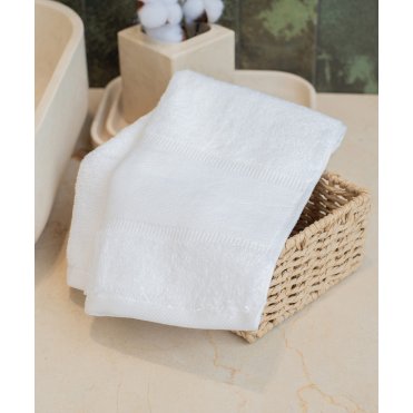 TC505 Organic Guest Towel With Printable Border
