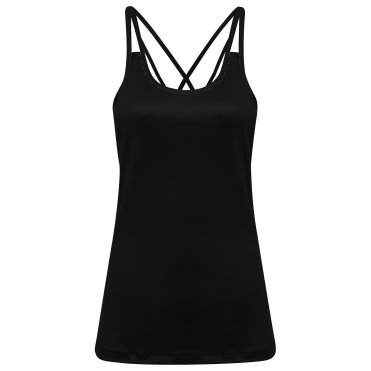 TR029 Women's TriDri Laser Cut Spaghetti Strap Vest